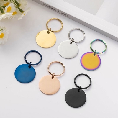 Usado Colar de Cão de Animais de Cão Metal Colar de Aço Inoxidável Dog Tag para Pequenos Animais