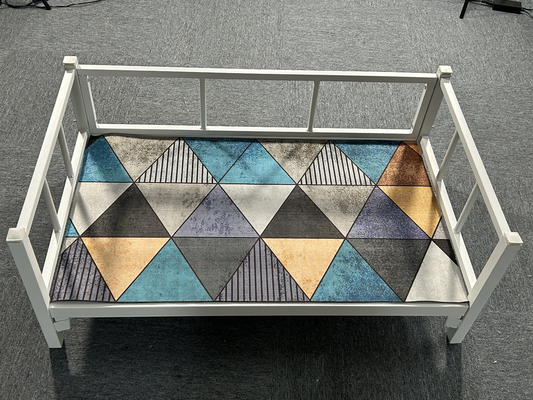 Tamanho XL Cama de cão de estimação elevada Função de resfriamento e estilo de lavagem manual feita com lã