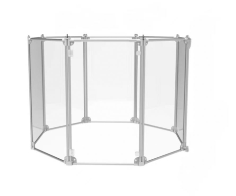 Exercícios para cães de trabalho pesado em ambientes internos PlayPen Painéis portáteis de vedação de metal para cães energéticos