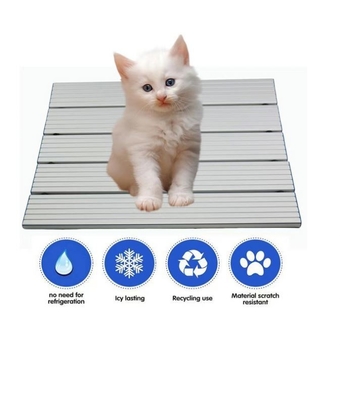 Relief de calor de verão para cães lavagem manual de alumínio de animais de estimação de refrigeração colchão cama Outros produtos para animais de estimação