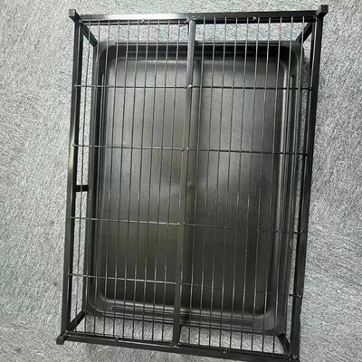 Ferramentas de aço inoxidável para cães para tubos quadrados de arame de ferro