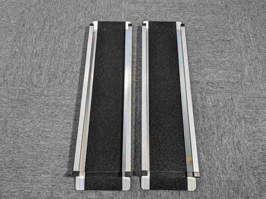 36cm dobrável portátil de alumínio mobilidade scooter rampa para a casa degraus escadas beira-mar