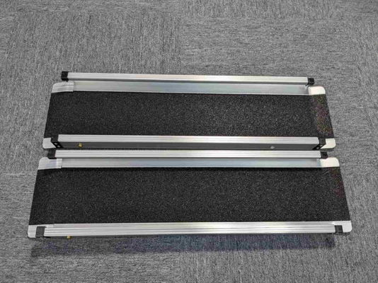 36cm dobrável portátil de alumínio mobilidade scooter rampa para a casa degraus escadas beira-mar