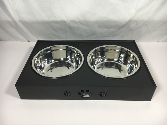 Alimento para animais de estimação de altura ajustável Copas de água alimentador para animais de estimação elevado para cães gatos pequenos animais