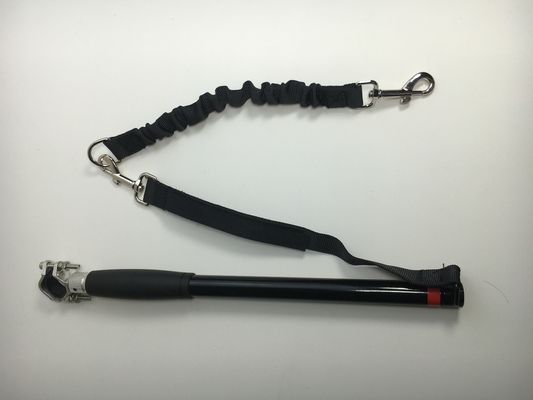 Animais de estimação de corrida de bicicleta Leash de cão mãos Leash de bicicleta livre para cães negros