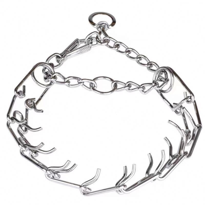 Tamanho do cliente Classic aço inoxidável separado Choke Pinch Prong Collar de treinamento de cão