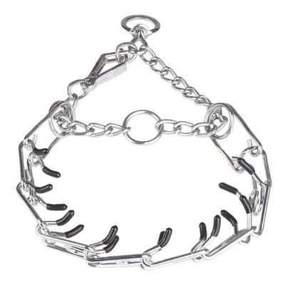 Tamanho do cliente Classic aço inoxidável separado Choke Pinch Prong Collar de treinamento de cão