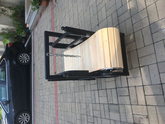 Trampolínia para cães não elétrica personalizável para raças médias e grandes Estrutura de madeira