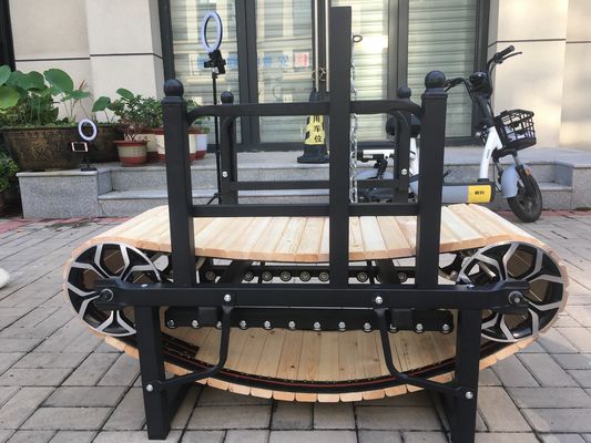 Trampolínia para cães não elétrica personalizável para raças médias e grandes Estrutura de madeira