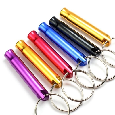 Treinamento de animais de estimação e autodefesa Alerta de emergência de metal personalizado laranja para segurança de sobrevivência