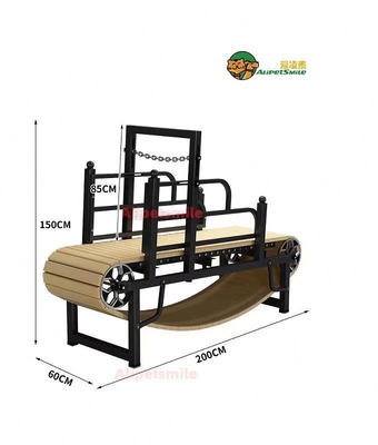 Logotipo personalizado Meia e Grande Cachorro Trampolina para Correr Exercício Escolha sua cor