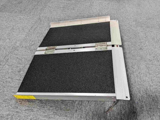 2-8ft Alumínio de cadeira de rodas rampa antiderrapante rampa dobrável para porta rampa portátil