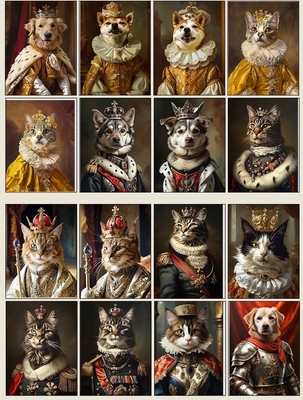 Quadro de alumínio de liga de alumínio personalizado para decoração de animais e design personalizado