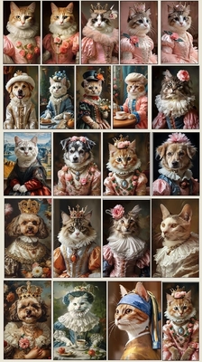 Retrato de animais de estimação Quadro de foto de liga de alumínio Souvenir personalizado para cães e gatos