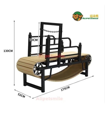 Large Wood Dog Treadmill para Treinamento e Corrida Tamanho personalizado Treadmill de Ferro HBS-ZH-180