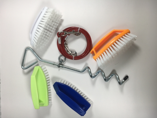 470g Cão de estimação de trabalho pesado espiral cinto de aço cabo de metal de âncora para viagens cadeias de ligação ao ar livre