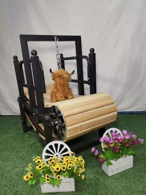 Madeira Logotipo personalizado Animal esteira para cães Animais de estimação Esteira de alumínio máquina de caminhada