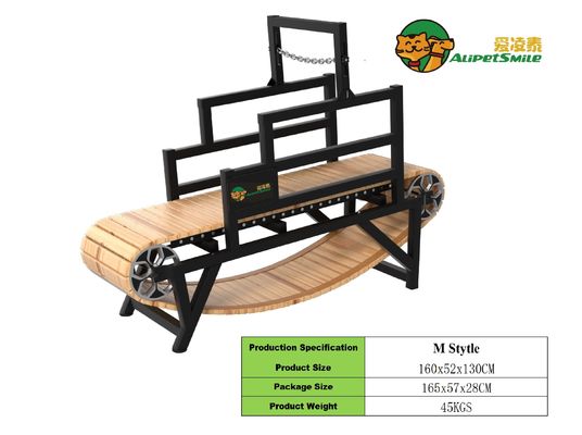 Pequena máquina manual para cães grandes Velocidade máxima 1 quilômetro por hora Roda de cães