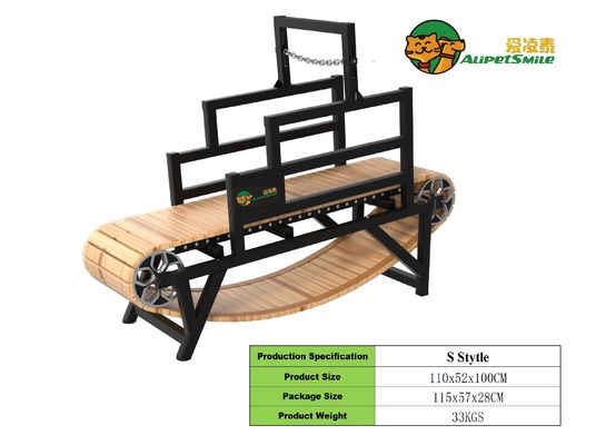 Pequena máquina manual para cães grandes Velocidade máxima 1 quilômetro por hora Roda de cães