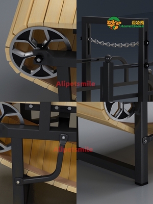 Slatmill personalizado não-acionado para cães Running treadmill máquina espessura 0,30mm