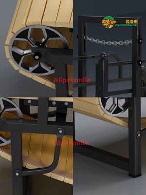 Trampolina motorizada personalizada para cães para treinamento de animais de estimação Opções de cores e durabilidade