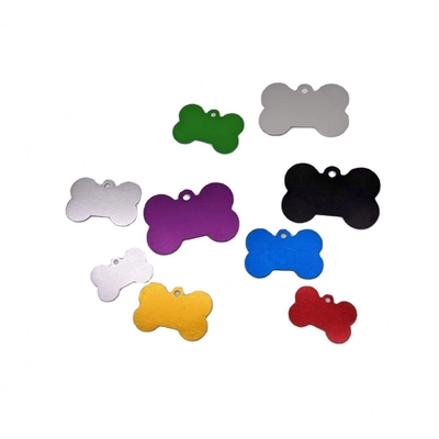 Pet ID Dog Tag com Alumínio Sublimação Collar Primavera Temporada NECLACE personalização