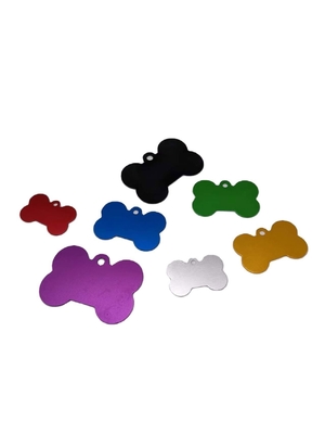 Pet ID Dog Tag com Alumínio Sublimação Collar Primavera Temporada NECLACE personalização