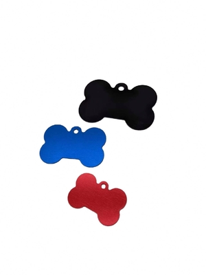 Multi Color Dogs Tag Gravating Dog Tags em liga de alumínio com design personalizado