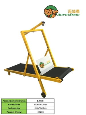 Equipamento de treino de animais de estimação seguro e durável esteira dobrável para cães grandes aceita OEM ODM