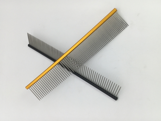 Acero inoxidável penteado de cabelo de cachorro com agulha fina 19cmx3,2cm Tamanho para as necessidades de cuidados