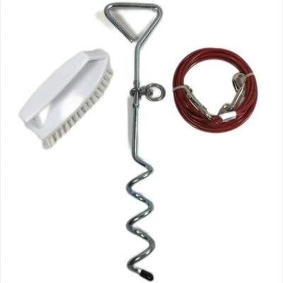 100-150 kg/220-330 lbs Capacidade de trela Estaca de cão certificada CE para brincar ao ar livre