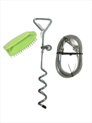 100-150 kg/220-330 lbs Capacidade de trela Estaca de cão certificada CE para brincar ao ar livre