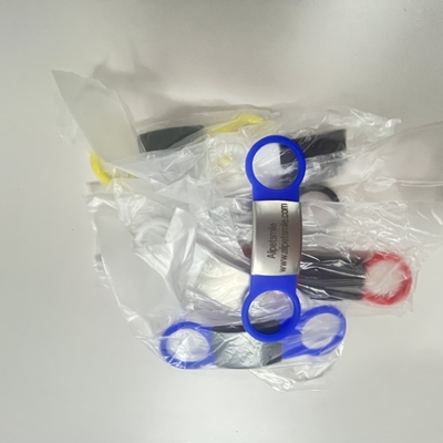 Etiqueta de cão de aço inoxidável gravada em metal anti-perda em branco
