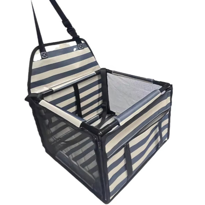 Caixa de transporte de animais de estimação Amazon Custom Oxford Folding Seat Transportador de segurança de viagem para cães