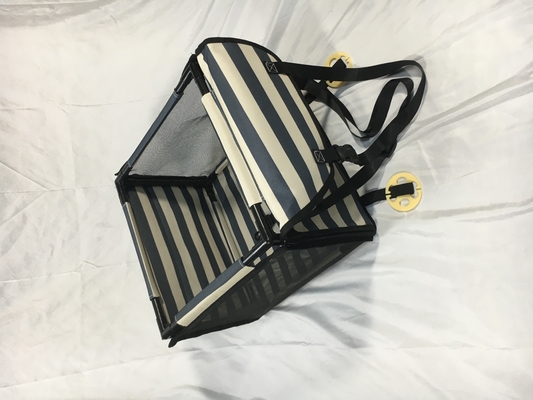 Caixa de transporte de animais de estimação Amazon Custom Oxford Folding Seat Transportador de segurança de viagem para cães
