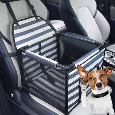 Caixa de transporte de animais de estimação Amazon Custom Oxford Folding Seat Transportador de segurança de viagem para cães