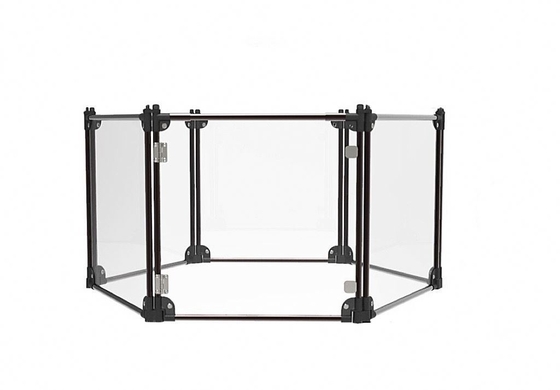 Slatmill para cães dobrável Recinto de painel acrílico de moda para brincar com animais de estimação grandes