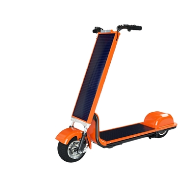 Scooter solar de 36V com painel solar elegante e design dobrável 35-70km de autonomia por carga