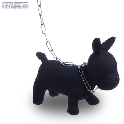 Colarinho de Cão de Aço Inoxidável com Corda de Metal e Cadeia à Prova de mordidas