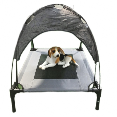 Tenda de verão para cães e gatos com armazenamento desmontável Design Oxford Canopy respirável para animais de estimação