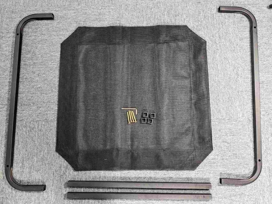 Cama para cães com revestimento em pó com design respirável e material impermeável