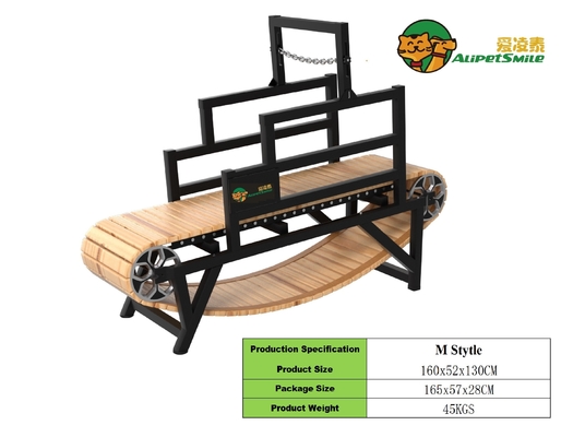 Alipetsmile Versão 2.0 Wood Dog Treadmill Levar a Aptidão Canina para o Próximo Nível