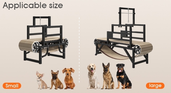 Alipetsmile Versão 2.0 Wood Dog Treadmill Levar a Aptidão Canina para o Próximo Nível