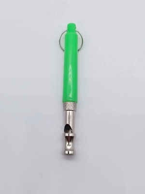 8cm*0.8cm Pequeno tamanho Cão de estimação Apito Metal Material PC para comunicação eficaz
