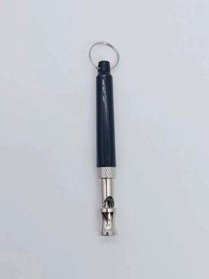 8cm*0.8cm Pequeno tamanho Cão de estimação Apito Metal Material PC para comunicação eficaz