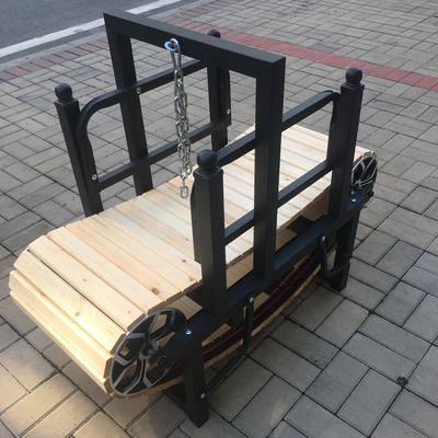 Estação de treino para cães de pequeno porte Estação de treino para cães de pequeno porte Estação de treino para cães de pequeno porte Estação de treino para cães de madeira sem motor Anodização com areia