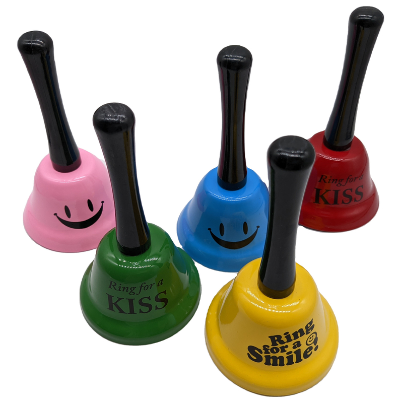 75mm*135mm Múltiplas cores de manobra de metal chamada de sino para sala de aula da escola