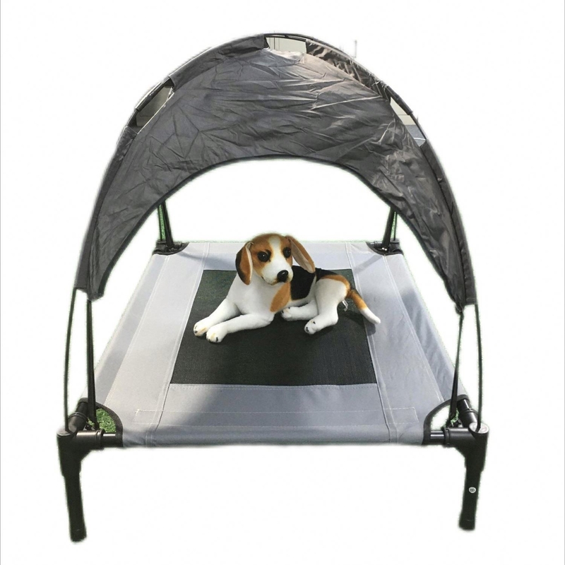REPTILES Sombra de Sol Tenda de animais de estimação Cama elevada para acampamento ao ar livre de verão e estrutura de liga