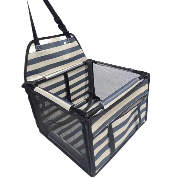 Caixa de transporte de animais de estimação Amazon Custom Oxford Folding Seat Transportador de segurança de viagem para cães
