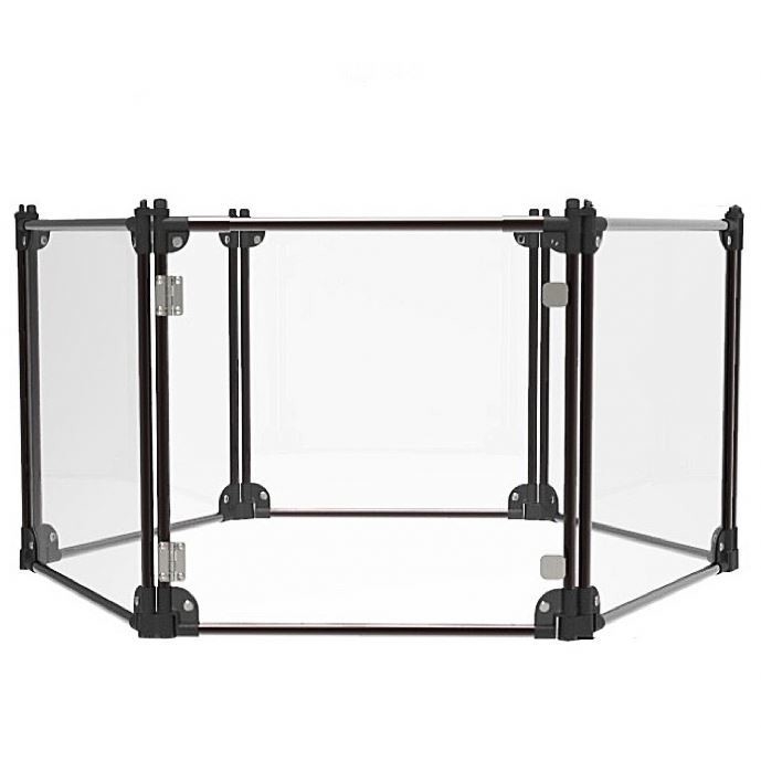 Quadrado Transparente Dobragem Cercas Pet Fácil de montar e tamanho personalizado para cães
